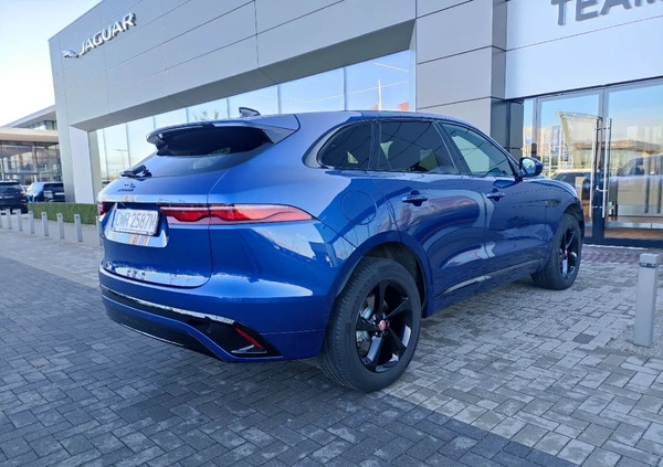 Jaguar F-Pace cena 269000 przebieg: 21126, rok produkcji 2022 z Orzysz małe 232
